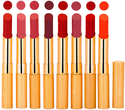 

Rythmx Slim Lipstick 8 Pcs Combo Set 39(Multicolor,, 17.6 g)
