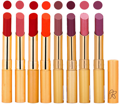 

Rythmx Slim Lipstick 8 Pcs Combo Set 59(Multicolor,, 17.6 g)