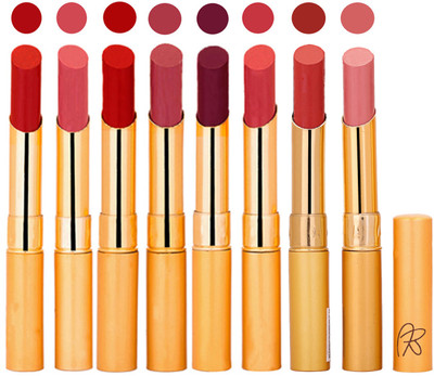 

Rythmx Slim Lipstick 8 Pcs Combo Set 48(Multicolor,, 17.6 g)
