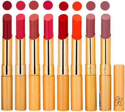 

Rythmx Slim Lipstick 8 Pcs Combo Set 30(Multicolor,, 17.6 g)