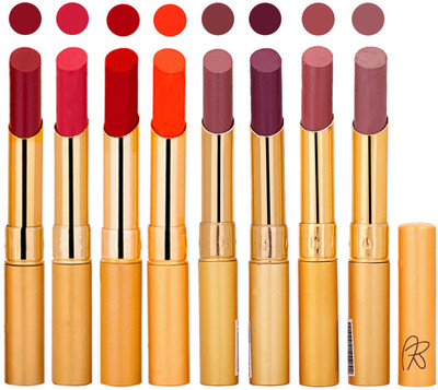 

Rythmx Slim Lipstick 8 Pcs Combo Set 33(Multicolor,)