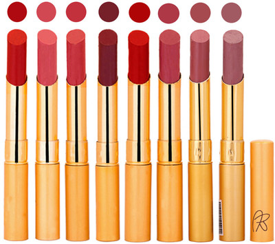 

Rythmx Slim Lipstick 8 Pcs Combo Set 43(Multicolor,)