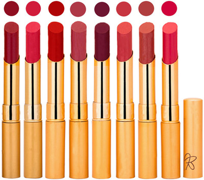 

Rythmx Slim Lipstick 8 Pcs Combo Set 16(Multicolor,, 17.6 g)