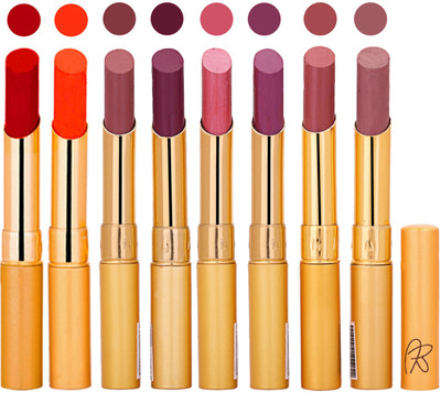 

Rythmx Slim Lipstick 8 Pcs Combo Set 118(Multicolor,, 17.6 g)