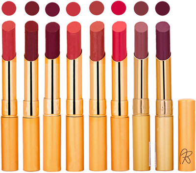 

Rythmx Slim Lipstick 8 Pcs Combo Set 72(Multicolor,, 17.6 g)