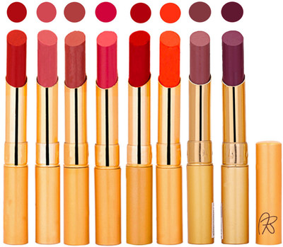 

Rythmx Slim Lipstick 8 Pcs Combo Set 55(Multicolor,, 17.6 g)