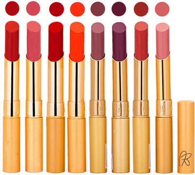 

Rythmx Slim Lipstick 8 Pcs Combo Set 60(Multicolor,)