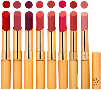 

Rythmx Slim Lipstick 8 Pcs Combo Set 89(Multicolor,, 17.6 g)