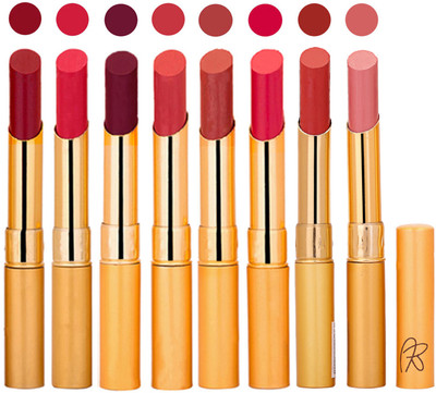 

Rythmx Slim Lipstick 8 Pcs Combo Set 25(Multicolor,, 17.6 g)