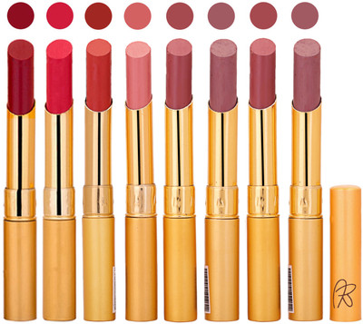 

Rythmx Slim Lipstick 8 Pcs Combo Set 36(Multicolor,, 17.6 g)
