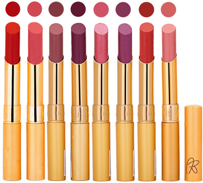 

Rythmx Slim Lipstick 8 Pcs Combo Set 62(Multicolor,)