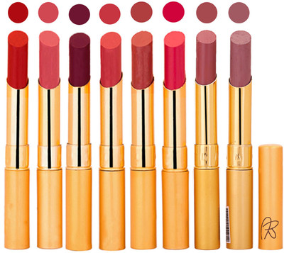

Rythmx Slim Lipstick 8 Pcs Combo Set 54(Multicolor,)