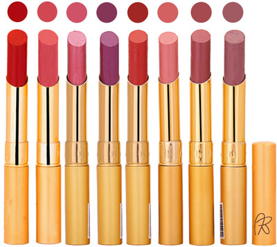 

Rythmx Slim Lipstick 8 Pcs Combo Set 64(Multicolor,)
