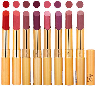 

Rythmx Slim Lipstick 8 Pcs Combo Set 63(Multicolor,, 17.6 g)