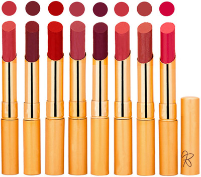 

Rythmx Slim Lipstick 8 Pcs Combo Set 65(Multicolor,)