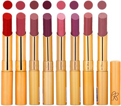 

Rythmx Slim Lipstick 8 Pcs Combo Set 99(Multicolor,)