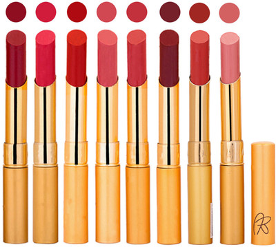 

Rythmx Slim Lipstick 8 Pcs Combo Set 07(Multicolor,, 17.6 g)