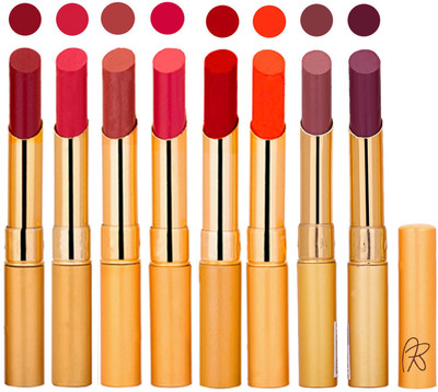 

Rythmx Slim Lipstick 8 Pcs Combo Set 27(Multicolor,)