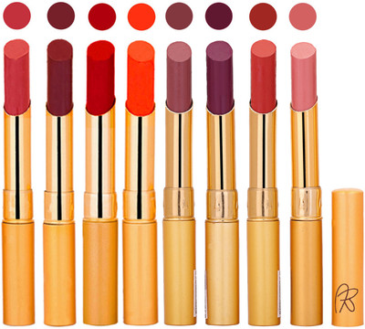 

Rythmx Slim Lipstick 8 Pcs Combo Set 81(Multicolor,, 17.6 g)