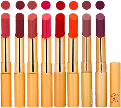 Rythmx Slim Lipstick 8 Pcs Combo Set 76(Multicolor,, 17.6 g)