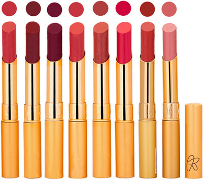 

Rythmx Slim Lipstick 8 Pcs Combo Set 74(Multicolor,, 17.6 g)