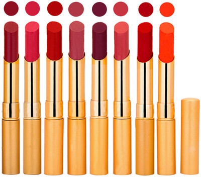 

Rythmx Slim Lipstick 8 Pcs Combo Set 17(Multicolor,, 17.6 g)