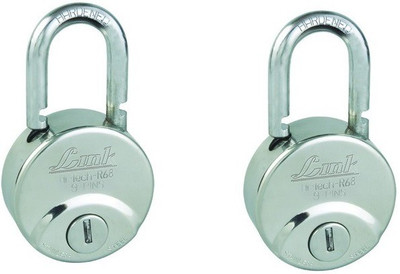 

Link+ R 67 HI-TECH LOCK (PACK OF 2) Padlock(Silver)