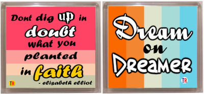 

Thoughtroad DIG UP DREAM Fridge Magnet Pack of 2