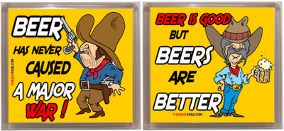 

Thoughtroad BETTER BEER Fridge Magnet Pack of 2