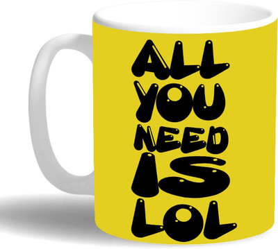 

PRINT OPERA All You Need Ceramic Mug(330 ml), Multicolor
