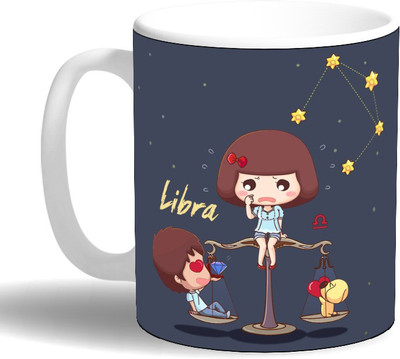 

PRINT OPERA Libra Ceramic Mug(330 ml), Multicolor