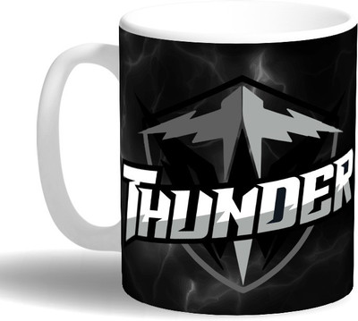 

PRINT OPERA Thunder Ceramic Mug(330 ml), Multicolor