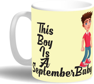 

PRINT OPERA September Baby Ceramic Mug(330 ml), Multicolor