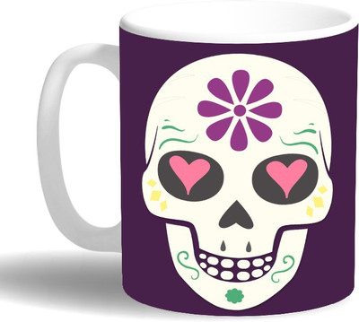 

PRINT OPERA Skull Ceramic Mug(330 ml), Multicolor