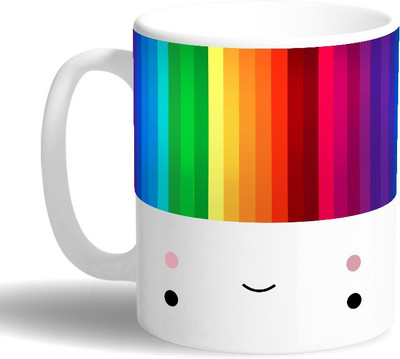 

PRINT OPERA Multi Colors Ceramic Mug(330 ml), Multicolor