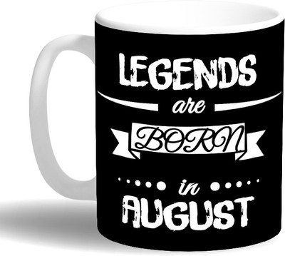 

PRINT OPERA Legends Born in August Ceramic Mug(330 ml), Multicolor