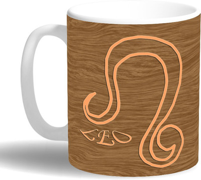 

PRINT OPERA Leo Sign Ceramic Mug(330 ml), Multicolor