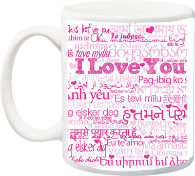 

ME&YOU Gift for Husband/Wife/Girlfriend/Boyfriend/Lover;"Special Beautiful I Love you Ceramic Mug(325 ml), Multicolor