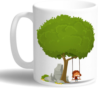 

PRINT OPERA Nature Ceramic Mug(330 ml), Multicolor