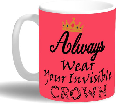 

PRINT OPERA Crown Ceramic Mug(330 ml), Multicolor