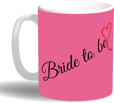 

PRINT OPERA Bride To Be Ceramic Mug(330 ml), Multicolor