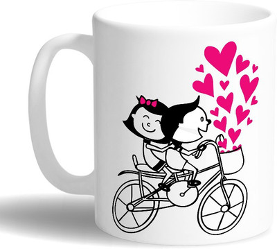 

PRINT OPERA You Keep Me Together Ceramic Mug(330 ml), Multicolor