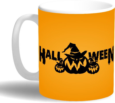 

PRINT OPERA Halloween Ceramic Mug(330 ml), Multicolor
