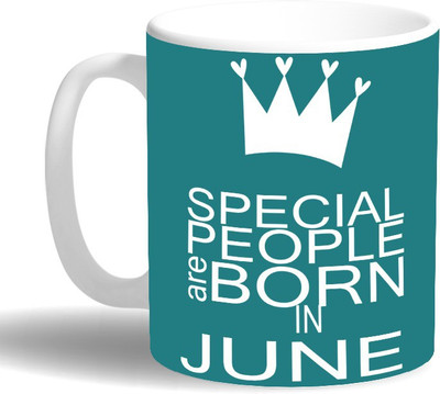 

PRINT OPERA June Born Ceramic Mug(330 ml), Multicolor