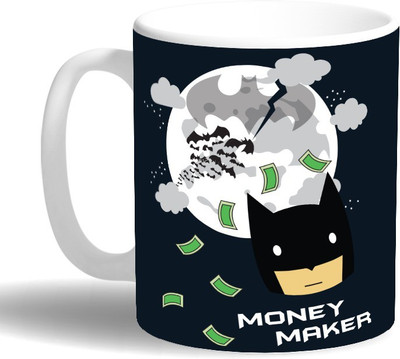 

PRINT OPERA Money Maker Ceramic Mug(330 ml), Multicolor