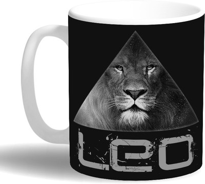 

PRINT OPERA Leo Ceramic Mug(330 ml), Multicolor
