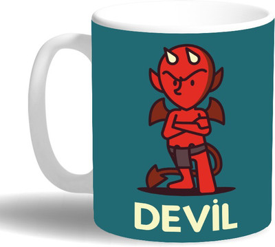

PRINT OPERA Devil Ceramic Mug(330 ml), Multicolor