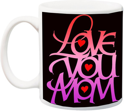 

ME&YOU Gift For Mummy/mother/mum i Love You Mom 3d Printed Ceramic Mug(325 ml), Multicolor