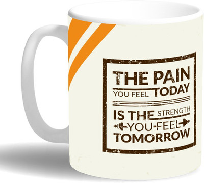 

PRINT OPERA Quote Ceramic Mug(330 ml), Multicolor