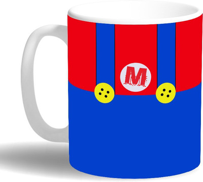 

PRINT OPERA M alphabet Ceramic Mug(330 ml), Multicolor
